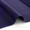 Tissu recyclé côtelé en tricot bleu dty polyester bleu